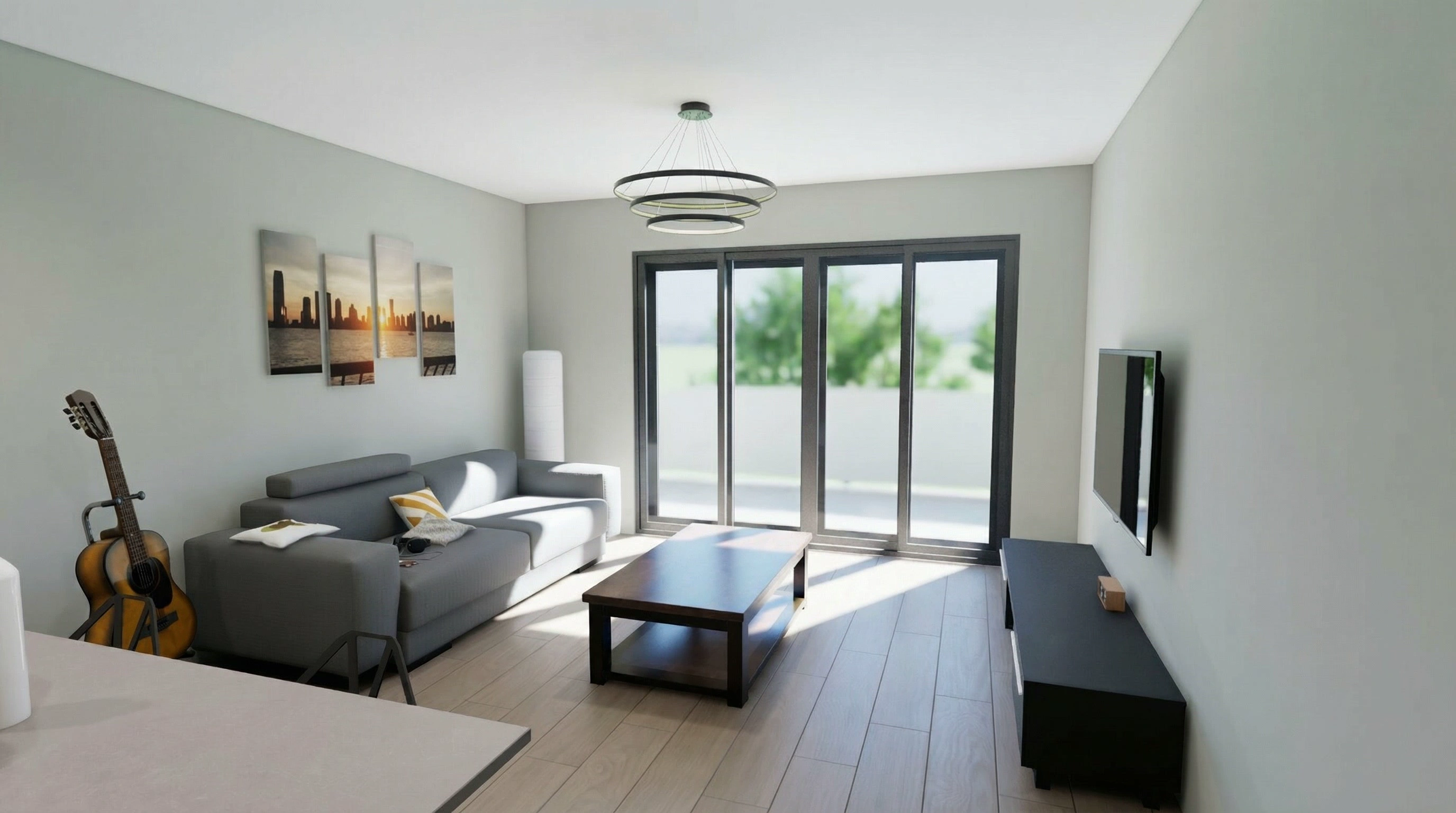 Projection d'appartement en 3D — aperçu